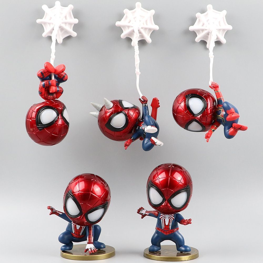 スパイダーマン フィギュア セット 指人形 指マスコット