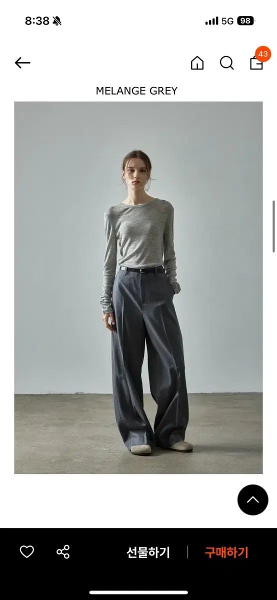 ファサードパターン ブリーズ ウール Tシャツ