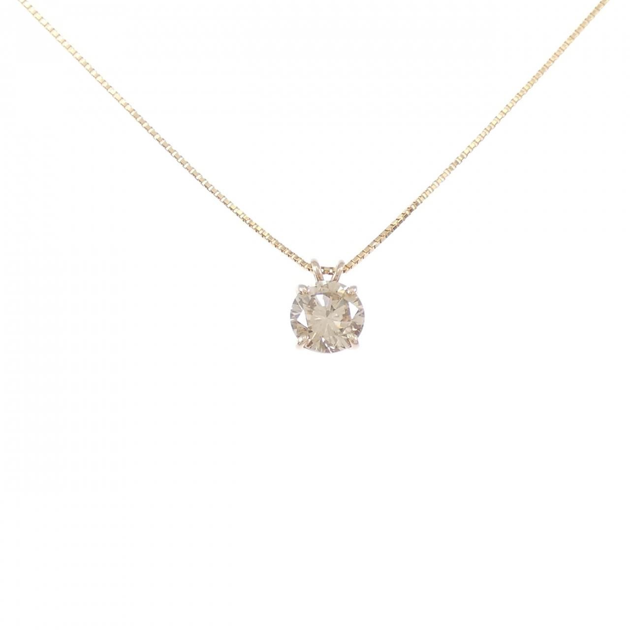 K18PG ダイヤモンド ネックレス 1.21CT