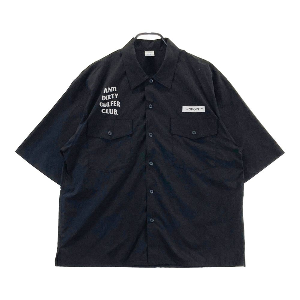 サイズ L ANTI DIRTY GOLFER CLUB アンチダーティゴルファークラブ 半袖シャツ ブラック系 240101530734 ゴルフウェア メンズ ストスト