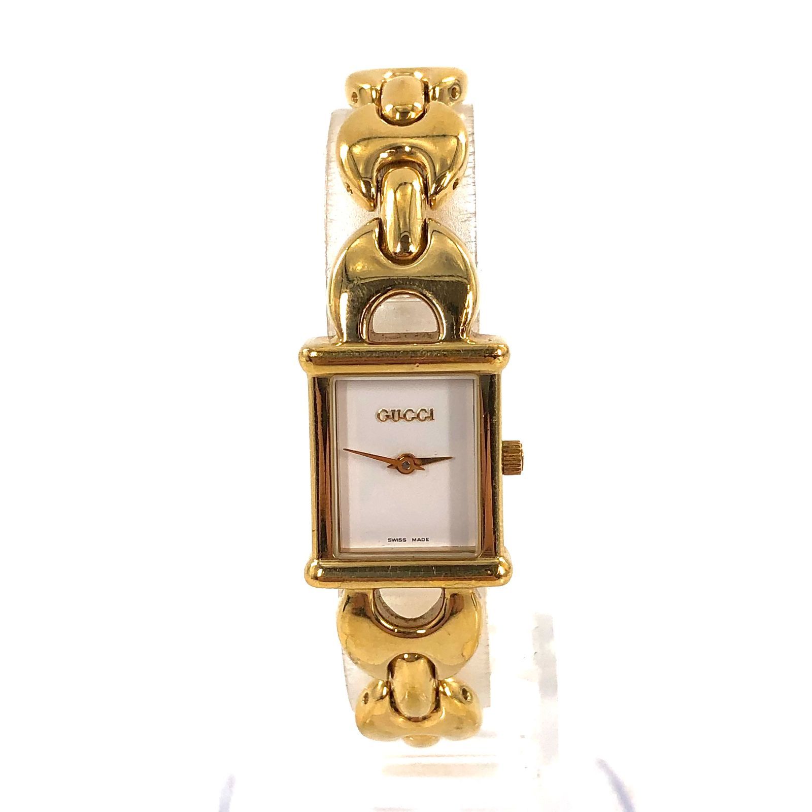 GUCCI グッチ 1800L SS/QZ ホワイト文字盤 レクタンギュラー