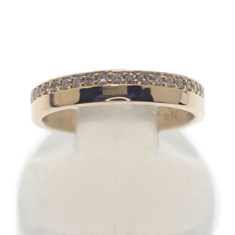 デザインジュエリー ピンキー リング K18YG イエローゴールド 5号  