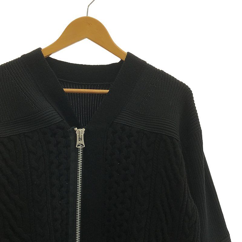 美品】 sacai / サカイ | 2024AW | Knit Cardigan ジップアップ