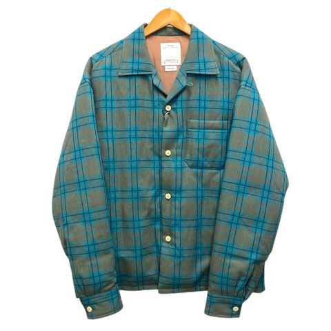 visvim MIES COAT 0115205013021 ネイビー　サイズ3 ビズビム VISVIM 0125105013001 25SS KEESEY CHECK DOWN JKT