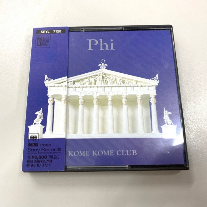●01)【同梱不可】【希少・帯付き】米米CLUB Phi/ファイ/MD/Mini Disc/ミニディスク/レア/SRYL 7120/A ○01)【同梱不可】【希少・帯付き】米米CLUB Phi/ファイ/MD/Mini