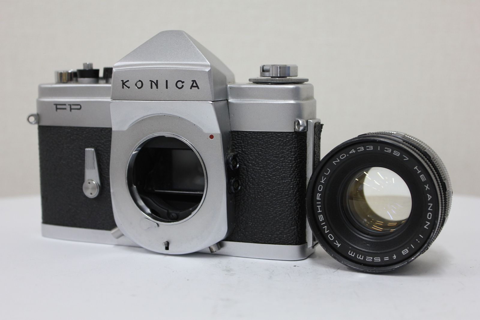 返品保証 コニカ KONICA FP HEXANON 52mm F1.8 ボディレンズセット e3111