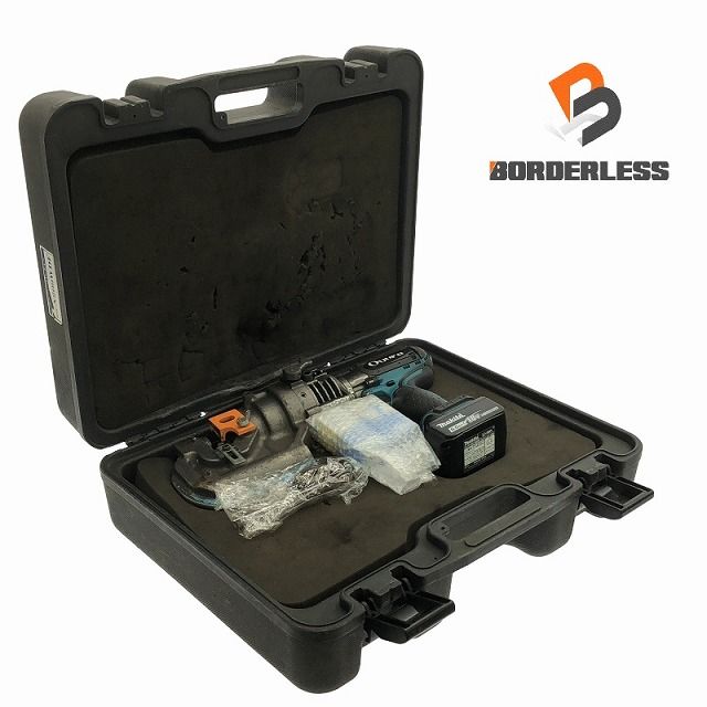 品 OGURA オグラ 18V コードレス油圧式パンチャー N209WDS 青 ブルー バッテリー1個 6.0Ah パーツ ケース 切断 鉄工