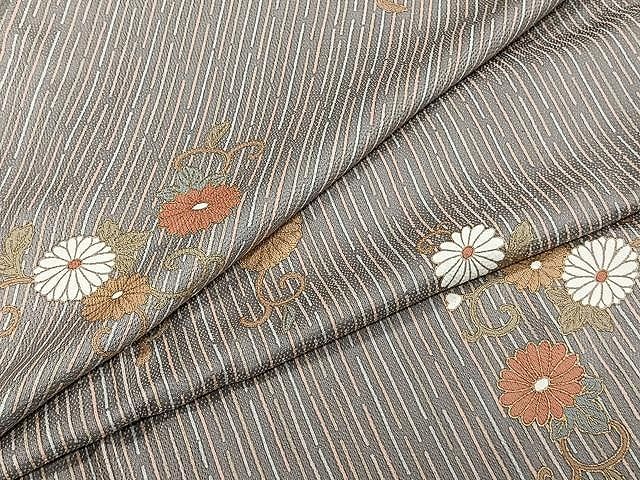 平和屋着物○上質な小紋 花丸文 蛍暈し 金彩 正絹 逸品 CAAS9291th