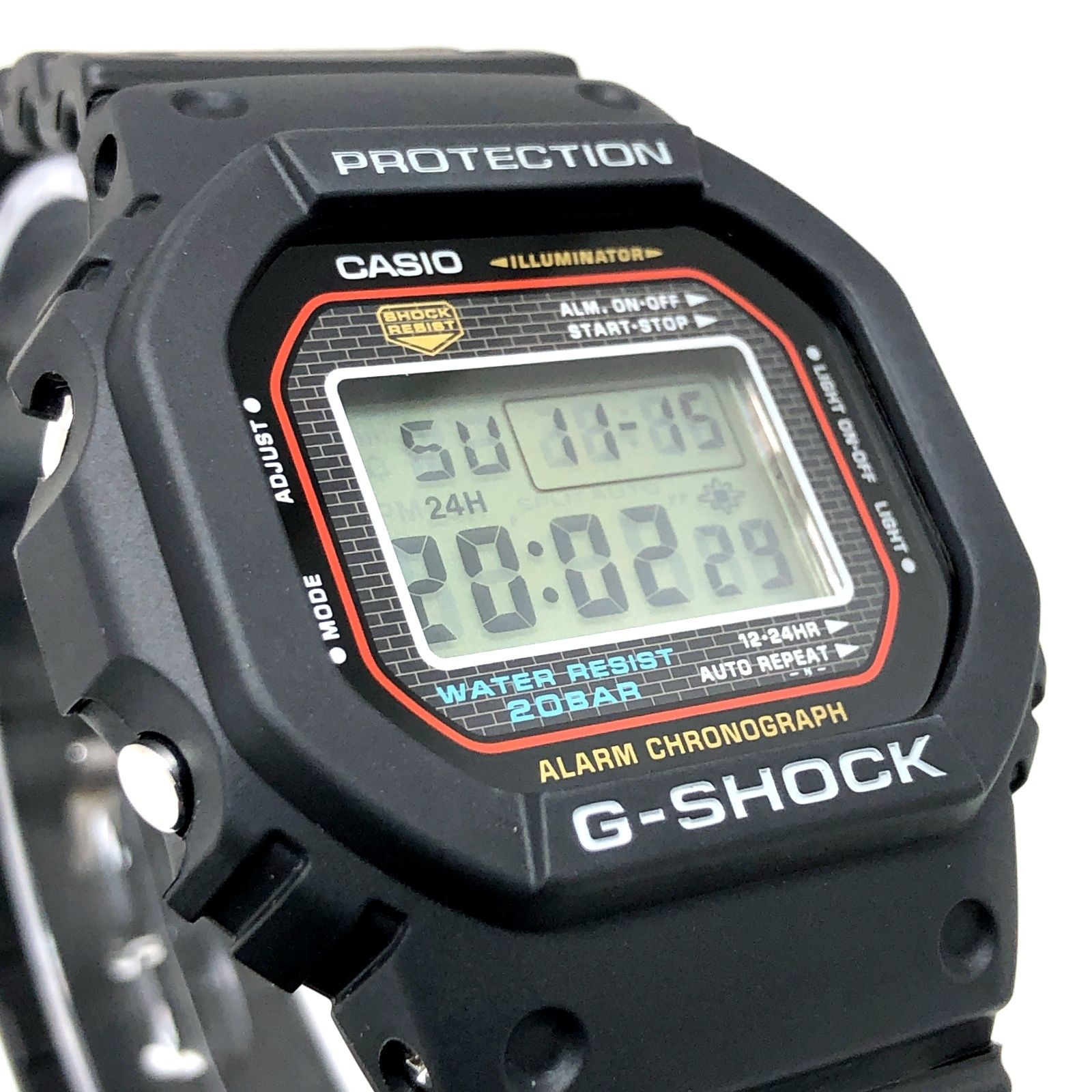 G-SHOCK ジーショック DW-5000-1 初代復刻 初号機DW-5000C復刻モデル 