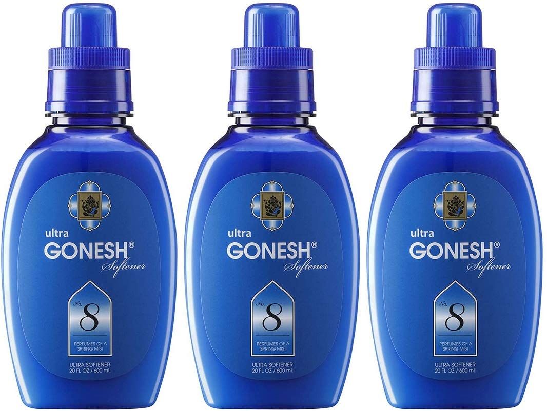 【3個セット】GONESH(ガーネッシュ) 柔軟仕上げ剤 ウルトラソフナー No.8 (フルーツ系の香り) 600ml 