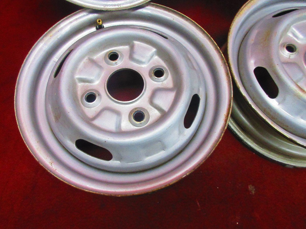 ー品満載！ スチール ホイール 4本 三菱 U42V U42T ミニキャブ トラック 純正 12×3.50B 4穴 PCD 114.3 38 ハブ径 59◆51885H