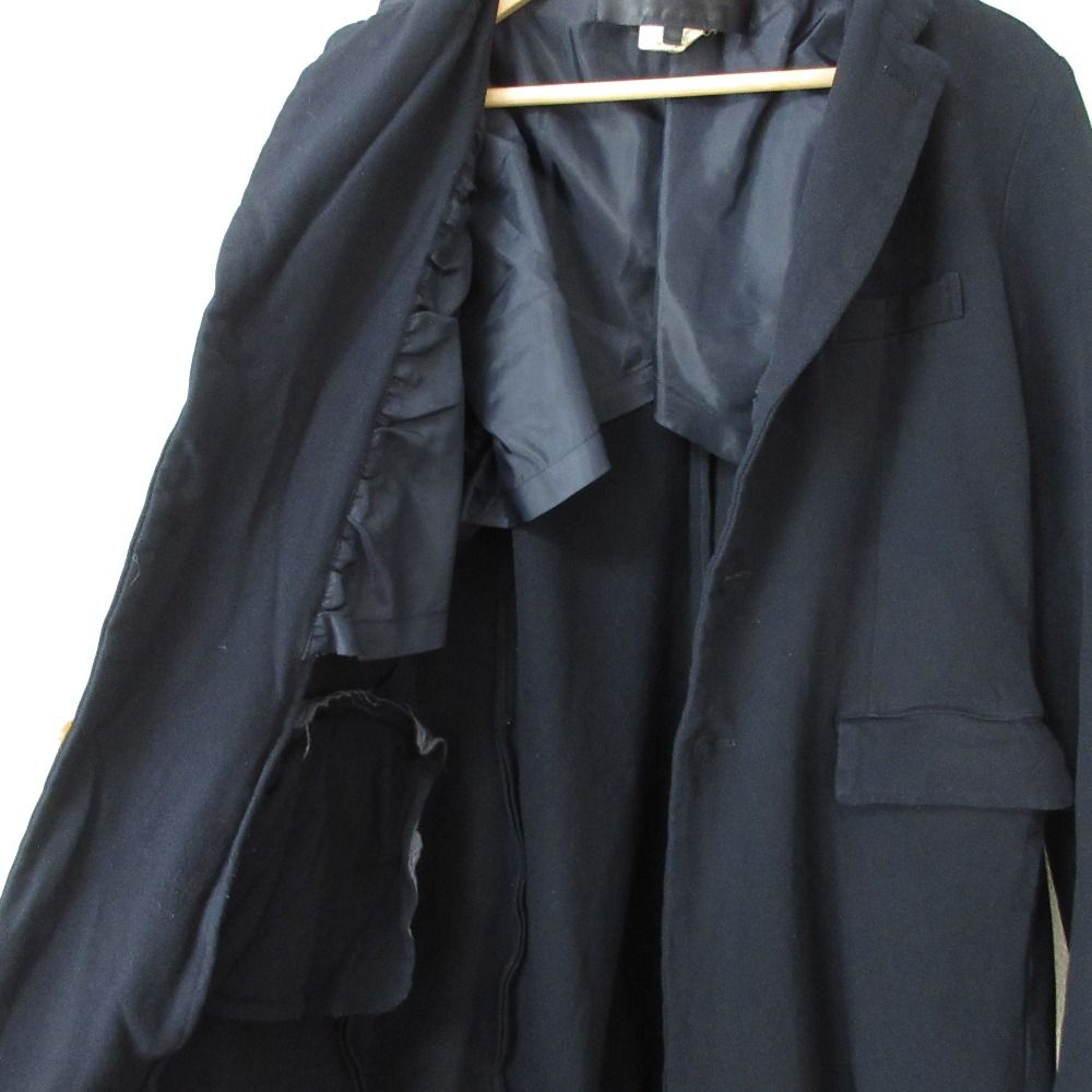 良品 11AW COMME des GARCONS コムコム コムデギャルソン ポリ縮絨  