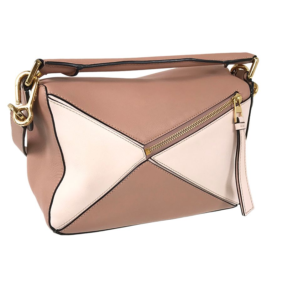 ロエベ LOEWE パズルバッグ スモール 2WAY ショルダー ピンクベージュ 