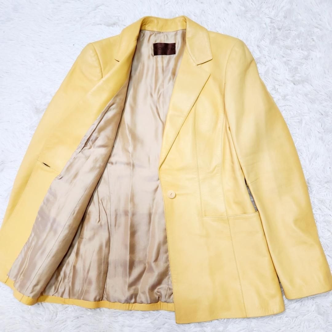 とろけるレザー】ロエベ セットアップ スーツ ラムレザー 40 L  