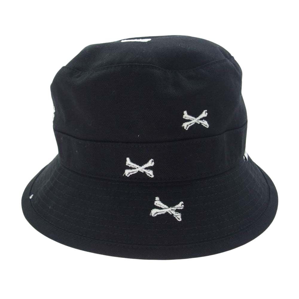 WTAPS ダブルタップス 22SS 221HCDT-HT16 BUCKET 02 HAT クロスボーン バケットハット ブラック系【中古】