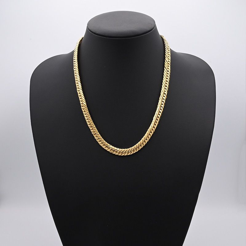 K18 喜平ネックレス 12面カットトリプル 100.5g 50cm 中古品