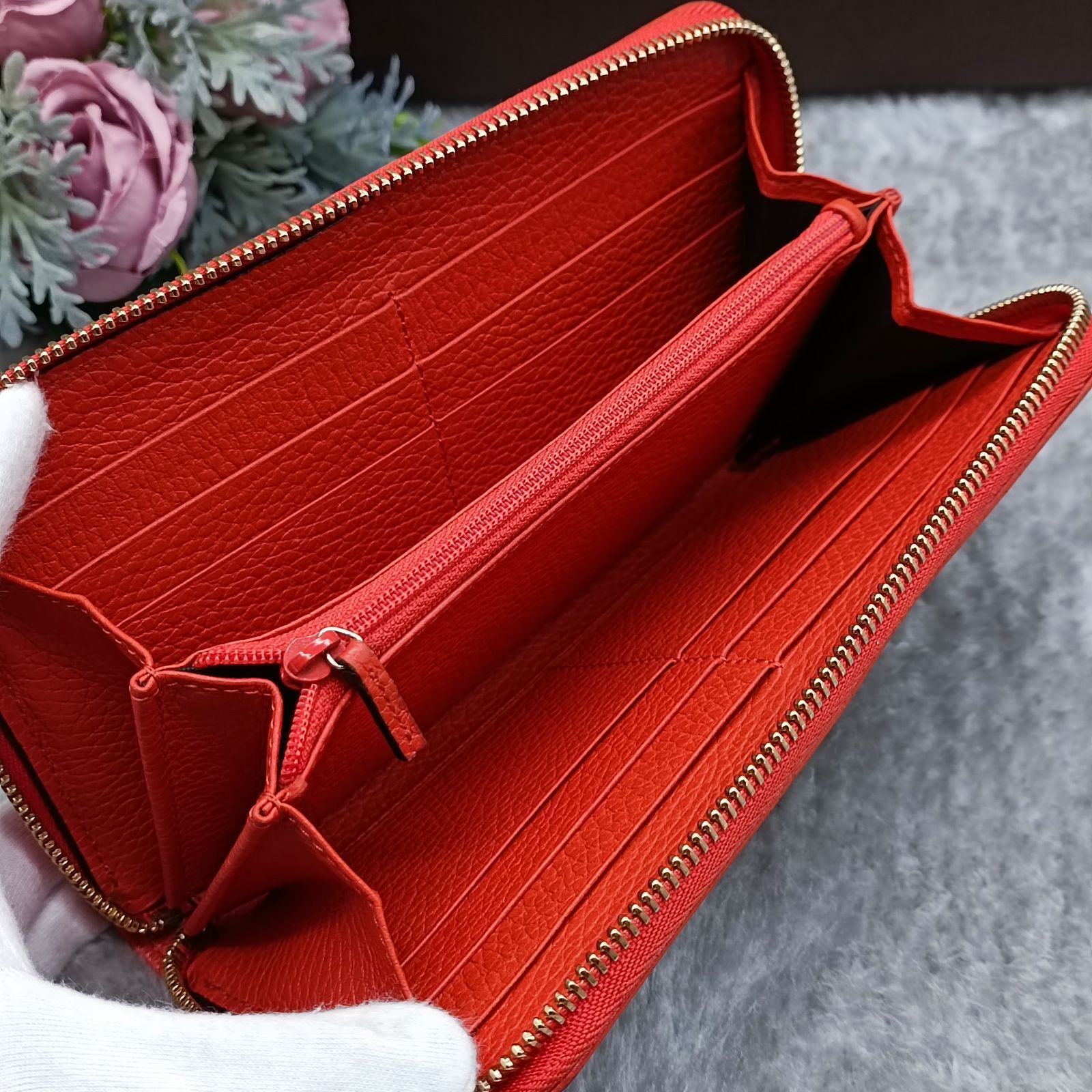 GUCCI 》 グッチ 長財布 ロングウォレット ラウンドジップ GG 