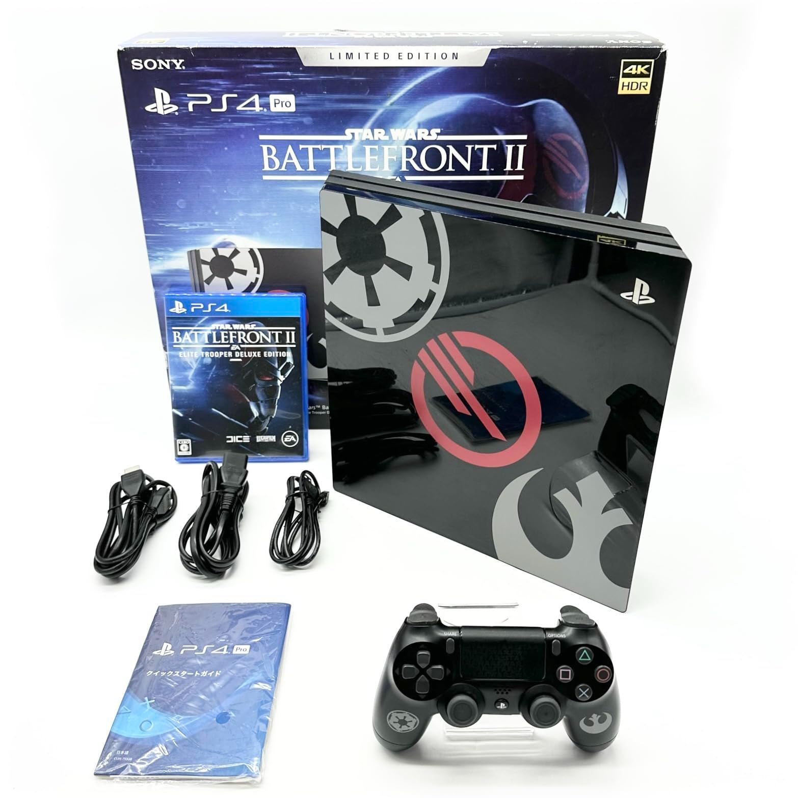 セール高品質PlayStation4 Pro Star Wars Battlefront Ⅱ Limited Edition(CUHJ10019) PS4本体