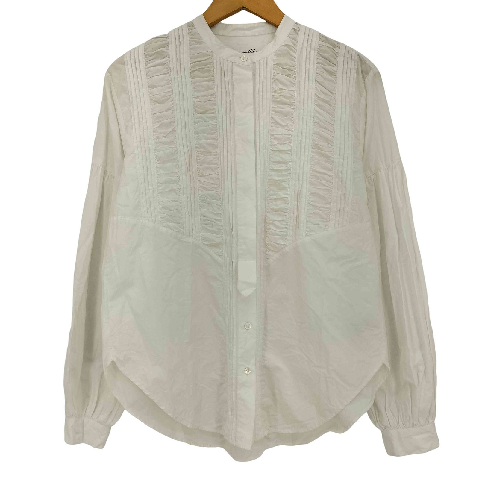 シャツ+ブラウス(長袖+七分) Sara Mallika - Sara mallika Shirring And Tuck Blouse サラマリカ Sara Mallika Shirring And Tuck Blouse タック