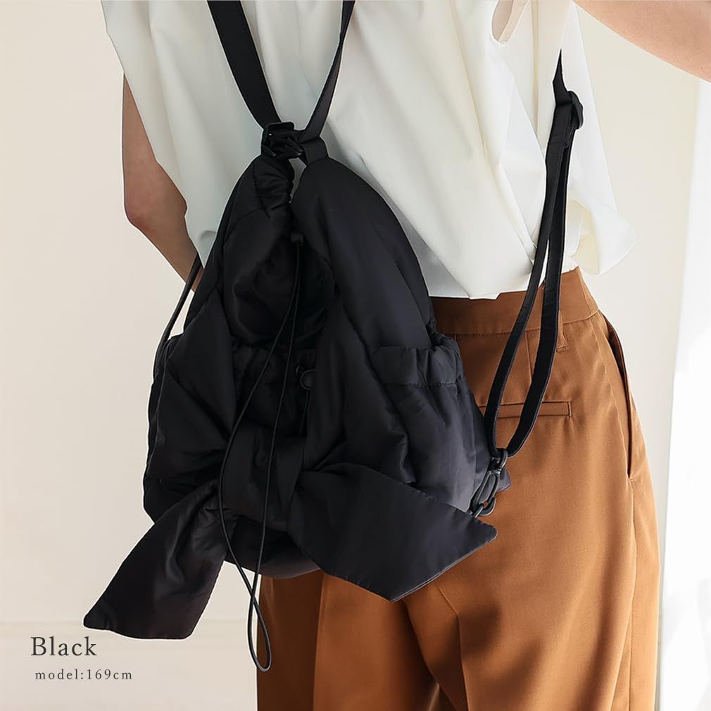 wayリボンショルダーパフリュック