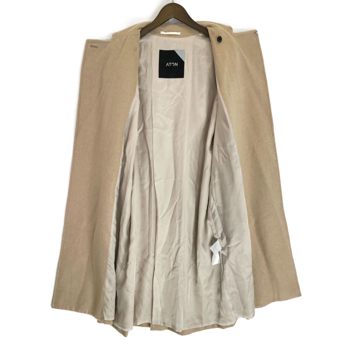 ATON エイトン 【美品/20AW】SCAGBW0913 PURE CAMEL LODEN ベルト付