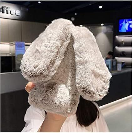  mayababy ケース iphone 15 専用携帯ケース ぬいぐるみ ウサギ 可愛い 3D ふわふわ しっぽ ポンポン もこもこ 3Dソフトケース かわいいおしゃれ 暖かい オシャレ ジャケット 携帯ケース キャラクタ 応募券