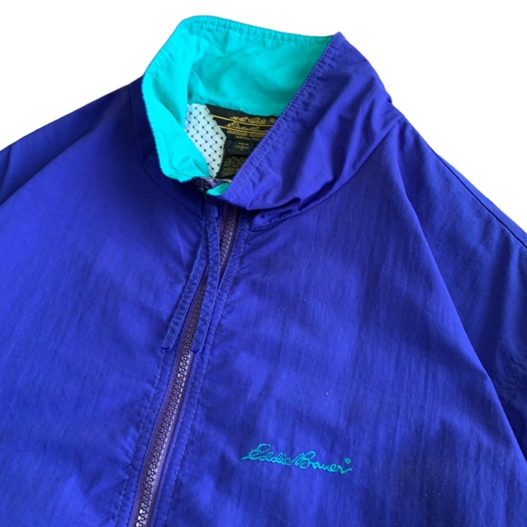 230924BRB252○ 1980'S Eddie Bauer (L) nylon jacket エディー 