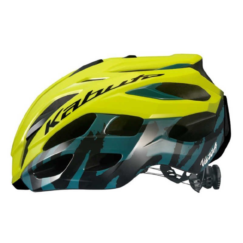 送料無料 ♥ 未開梱 オージーケーカブト 自転車用ヘルメット ヴォルツァ S|Mサイズ 55～58cm|G-1イエローグリーン VOLZZA
