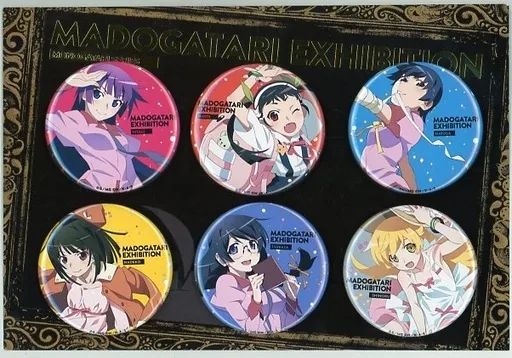 中古】バッジ・ピンズ(キャラクター) 集合 缶バッジセット 「＜物語 