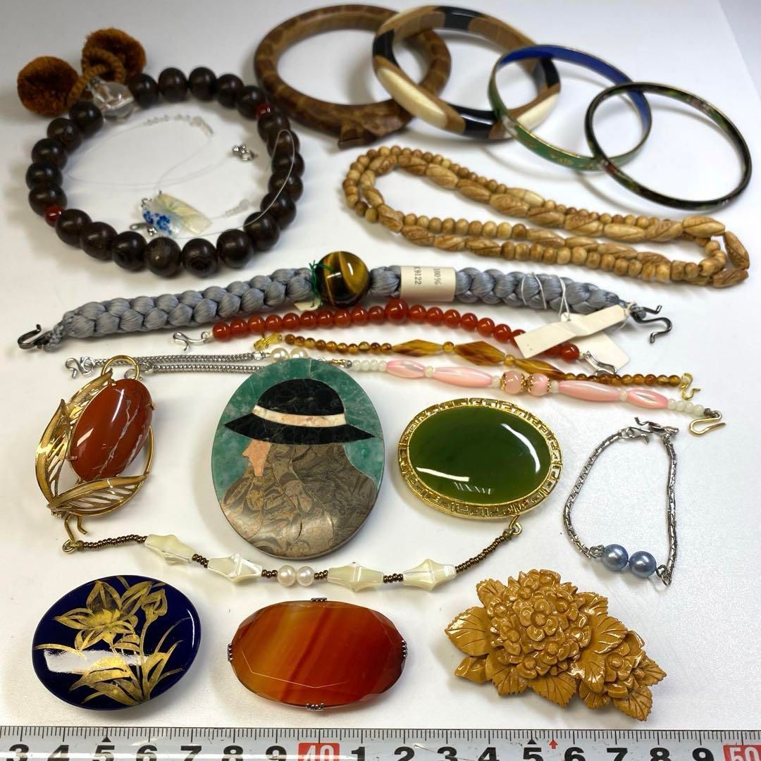 帯留 バングル 色ネックレス色々 253g 東Y6-0621ア19