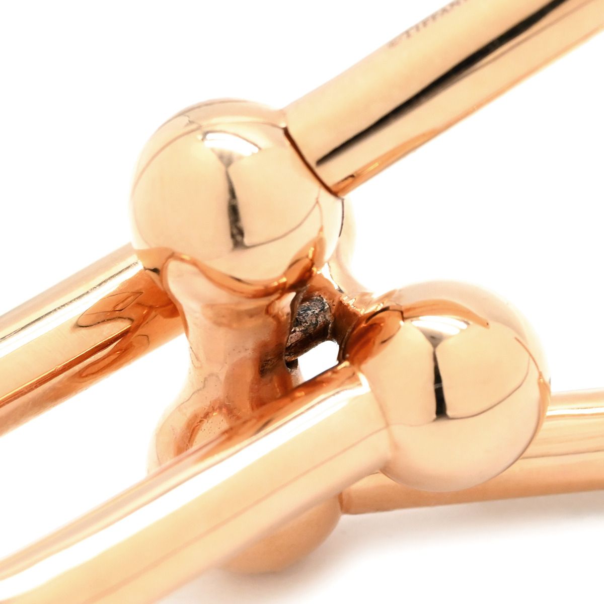 ティファニー ローズ ゴールド ピアス キャッチ 750 K18 TO79 ティファニー TIFFANY ティファニー 750 K18 18金ローズゴールド