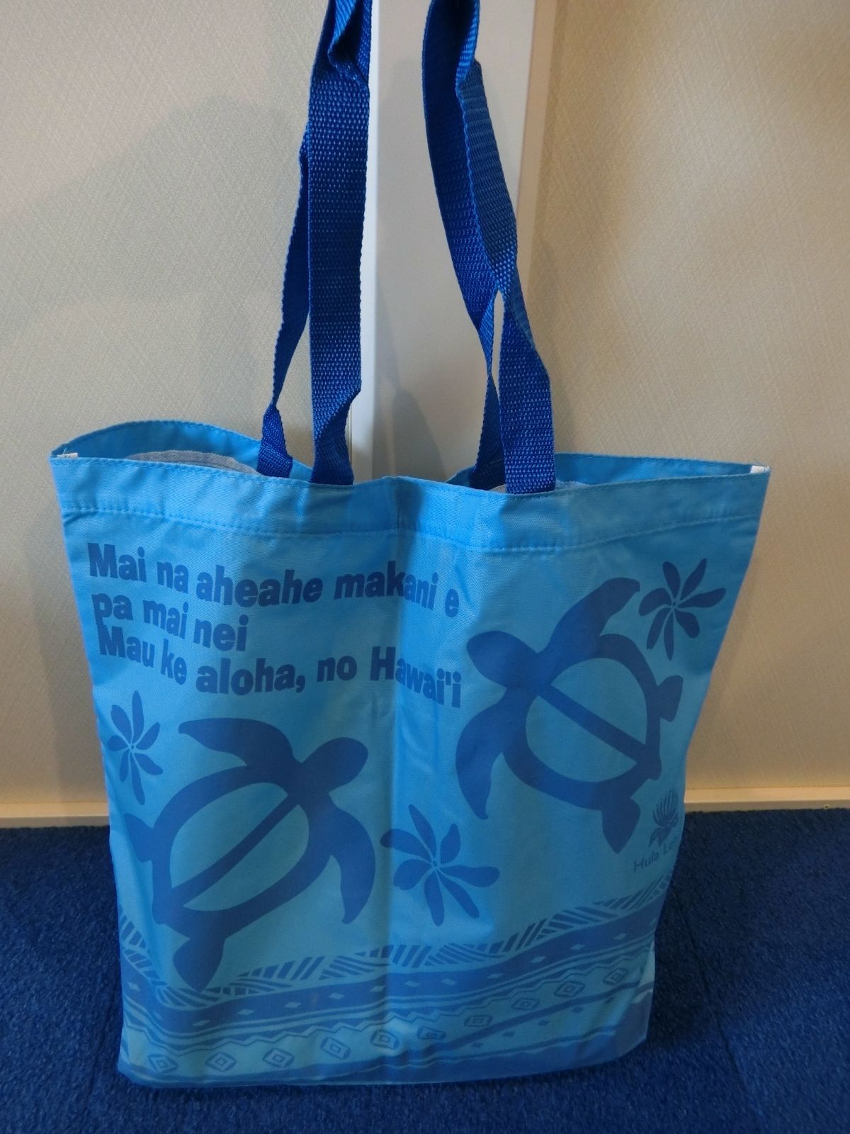 OHANA>ホヌ ホヌ柄 エコバッグ トートバッグ レフア ホヌ プルメリア  