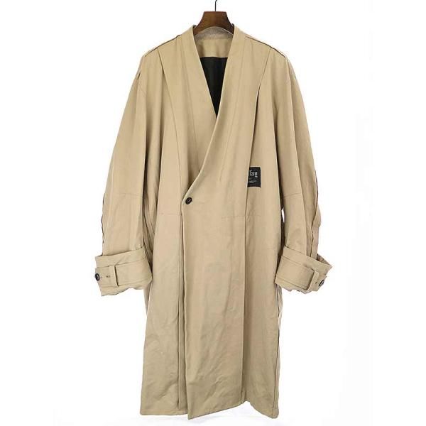 essay ノーカラーコート トレンチコート 16AW ESSAY オーバーサイズ