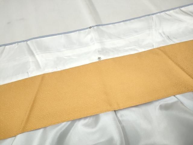 平和屋着物○上質な色無地 道長蜀江華地紋 暁鼠色 正絹 逸品