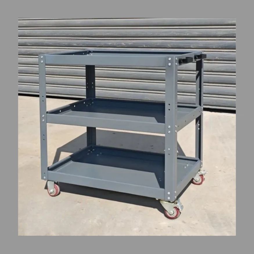 3階建て灰色製品車の検査車の肉厚化作業場のカート高修理カート工具車