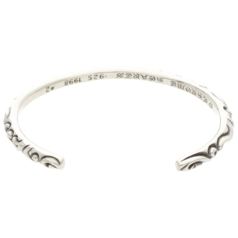 スクロール バンド バングル ブレスレット シルバー 925 クロス 4302 クロムハーツ BANGLE SCROLL/スクロールバンド シルバーブレスレット