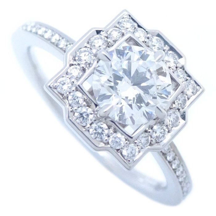 pt900 k18 ダイヤリング　　　17号 楽天市場】Pt900/K18 クロスデザイン ダイヤモンド エタニティリング