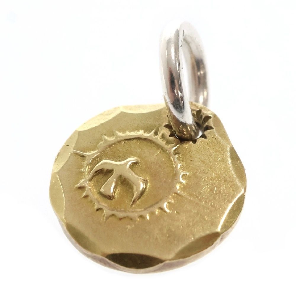 ゴローズ　goro's 全金太陽メタル中　オールド　美品 goro's（ゴローズ） 新品 全金 太陽メタル 大 ペンダントトップ