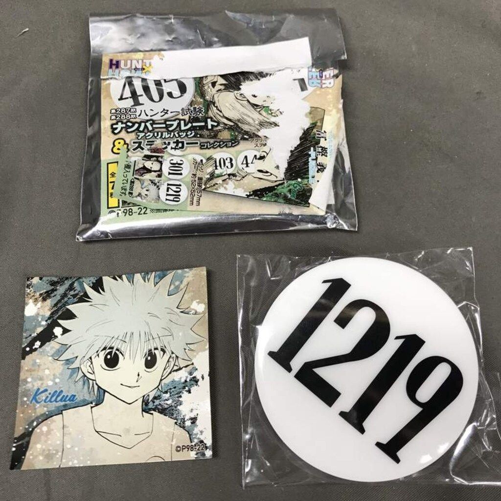 ハンターハンター　アクリルパズル　缶バッジ　アクリルバッジ　まとめ売り ハンターハンターアクリルパズル缶バッジアクリルバッジまとめ売り