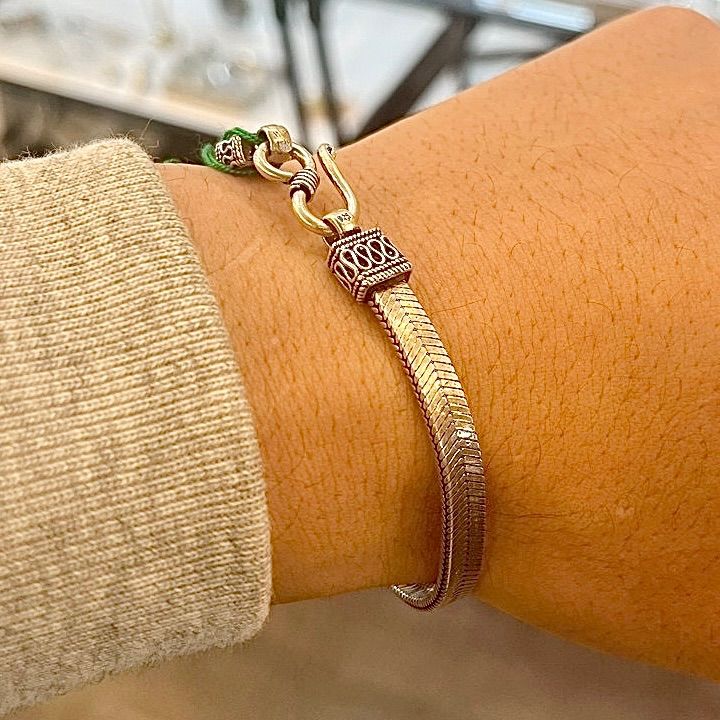 シルバーブレスレット シルバー925 インディアンジュエリー