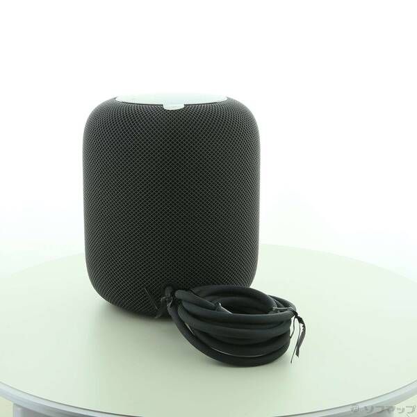 中古品〕 HomePod 第1世代 MQHW2J／A スペースグレイ【344