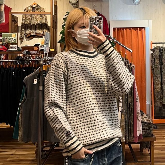 【Norwool /ノーウール】バーズアイニット