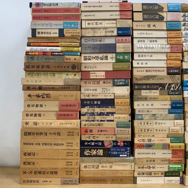 ■05)【同梱不可】随筆集・詩集・エッセイ・小説など日本・中国古典文学の本 まとめ売り約165冊大量セット/夏目漱石/西遊記/平家物語/B □05)【同梱不可】随筆集・詩集・エッセイ・小説など日本・中国