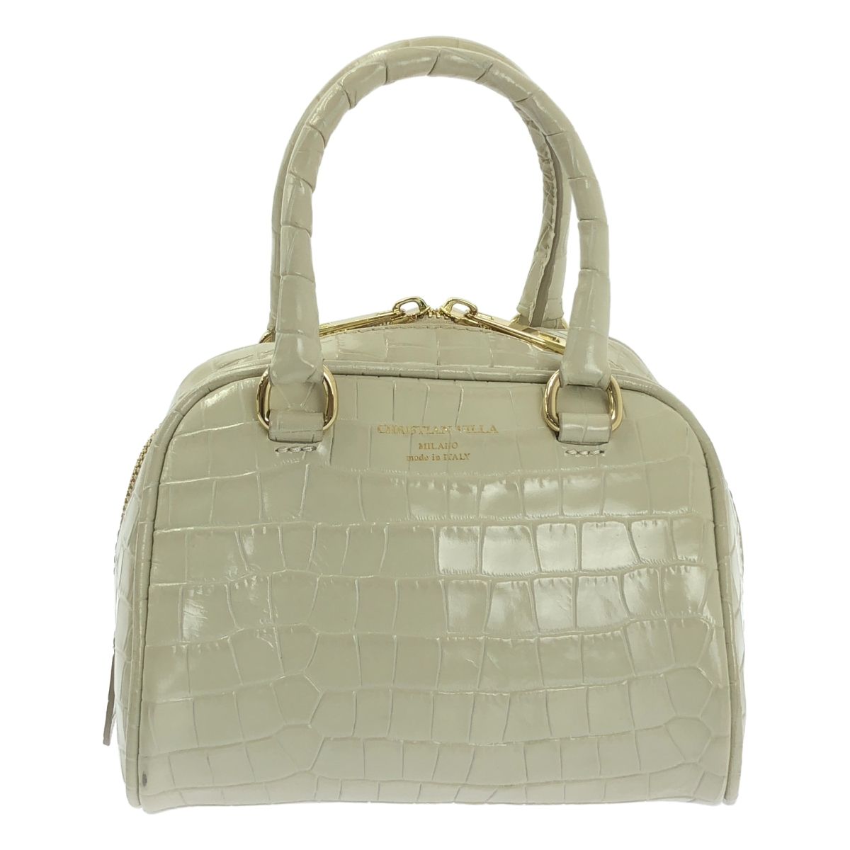 美品】 CHRISTIAN VILLA / クリスチャンヴィラ | 2way クロコ型 美品】 CHRISTIAN VILLA / クリスチャンヴィラ | 2way クロコ型