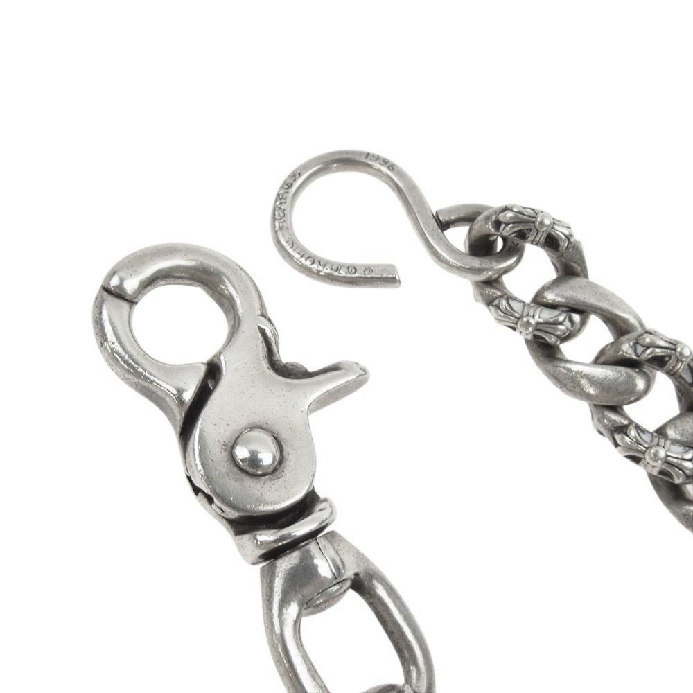 CHROME HEARTS クロムハーツ（原本無） ウォレットチェーン FANCY SHORT-1 1クリップ ショート ファンシーリンク ウォレットチェーン シルバー系【中古】 CHROME HEARTS（クロムハーツ） FANCY SHORT-1/1 クリップショート