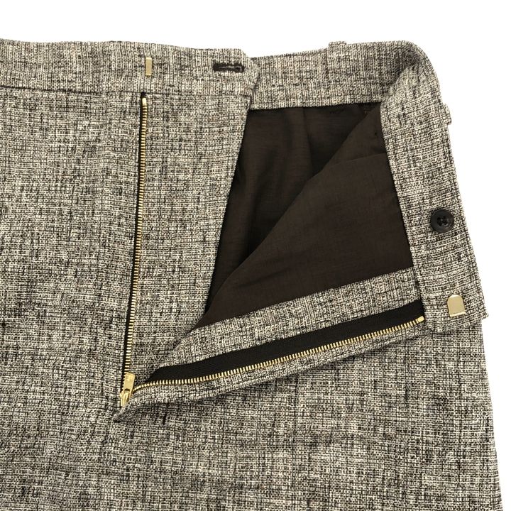 25060900204020 ツイードスリットスカート