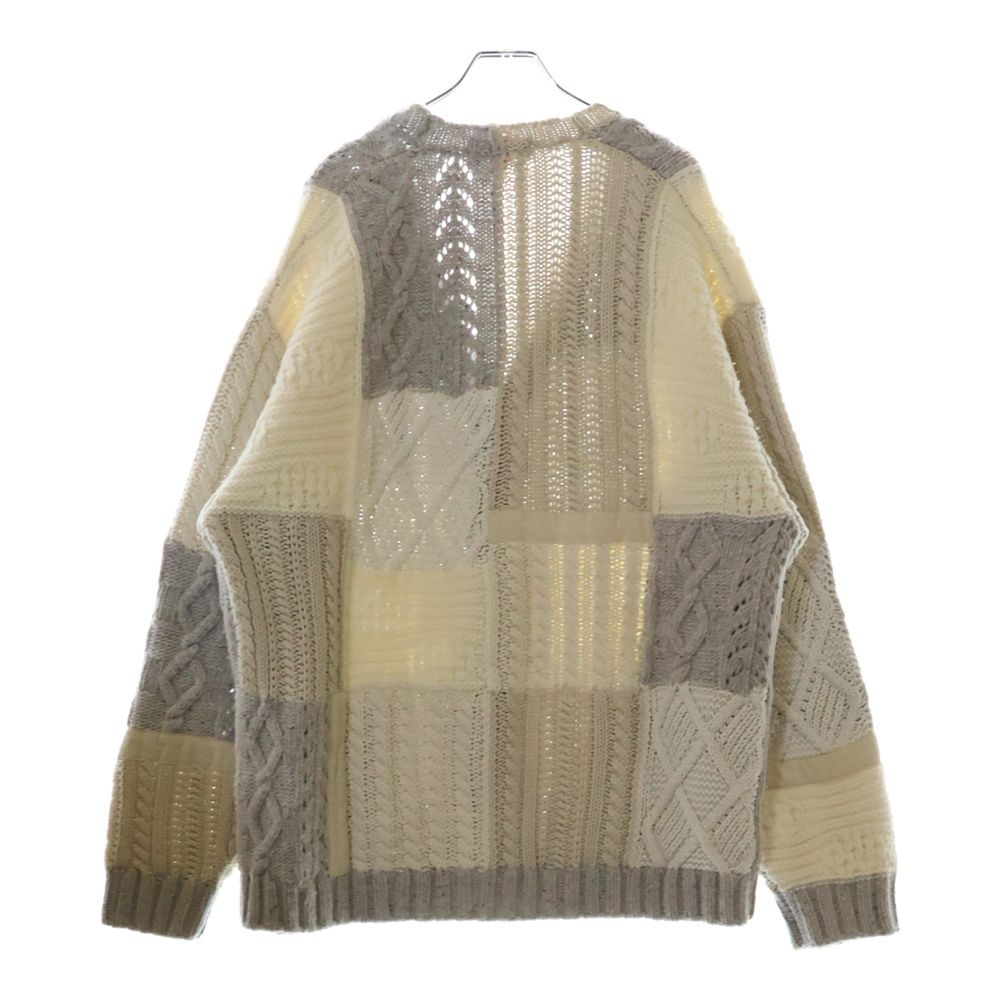 モーガン蔵人着用Supreme patchwork cardigan XL Supreme - Patchwork Mohair Cardigan - ParkSIDER