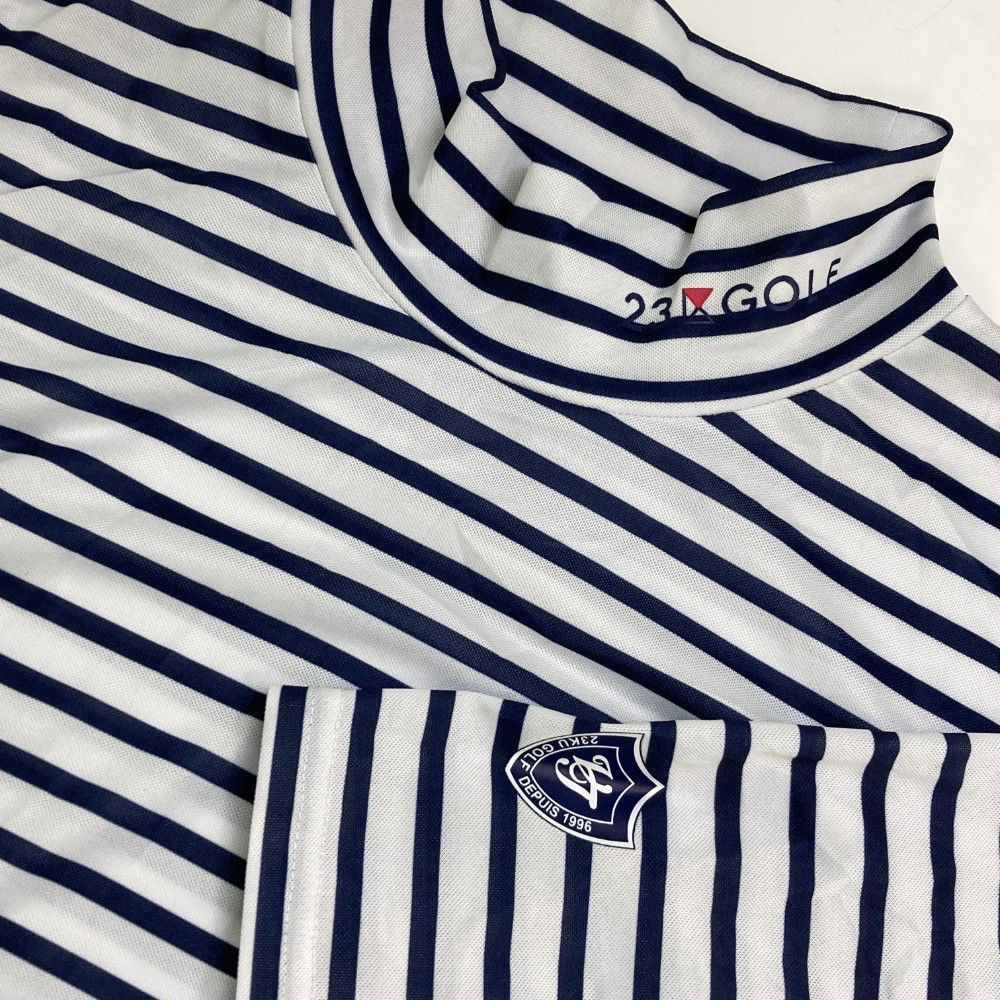 サイズ：L 23区GOLF ニジュウサンクゴルフ ハイネック 長袖T