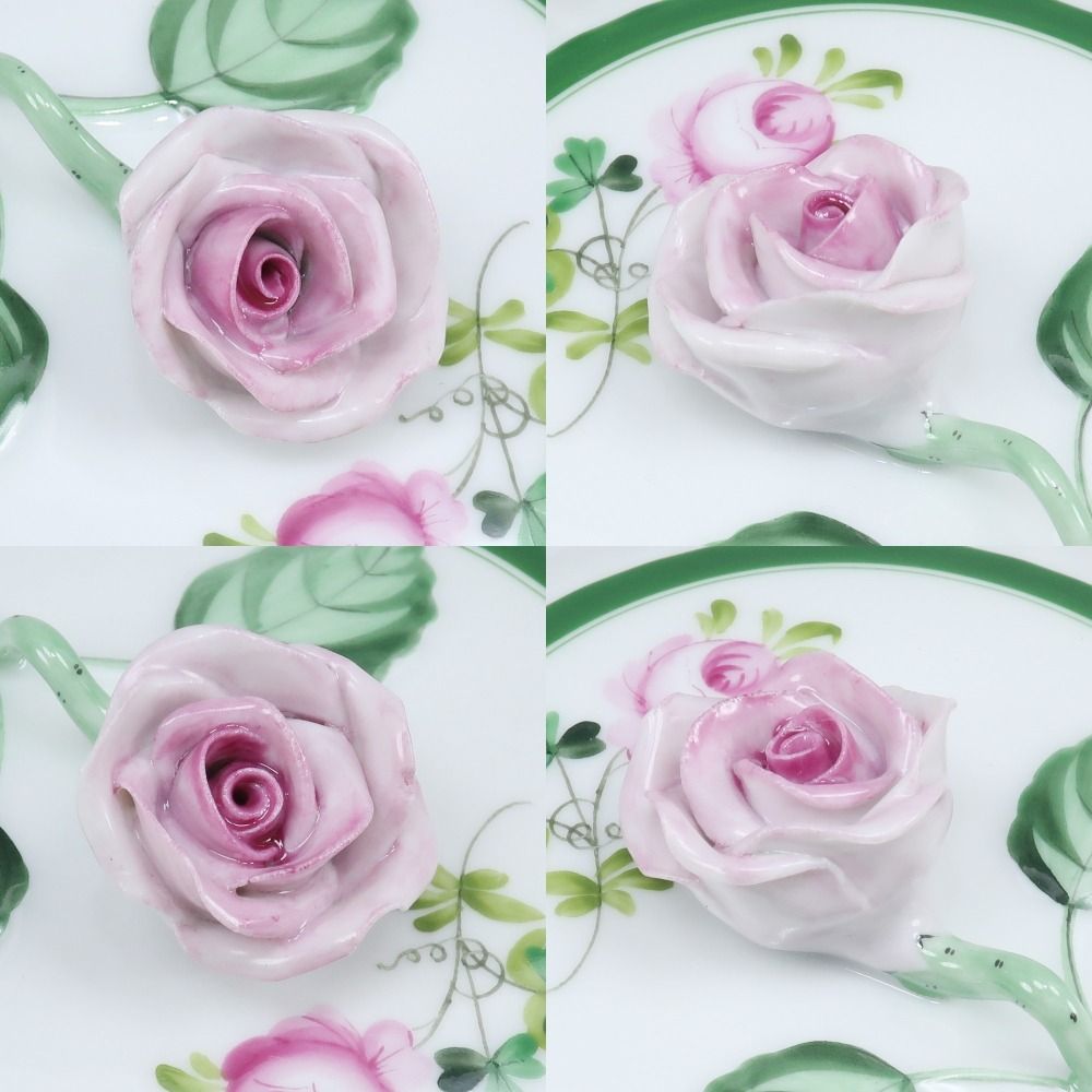 HEREND】ヘレンド ウィーンの薔薇 スープカップ＆ソーサー×2 744/VRH