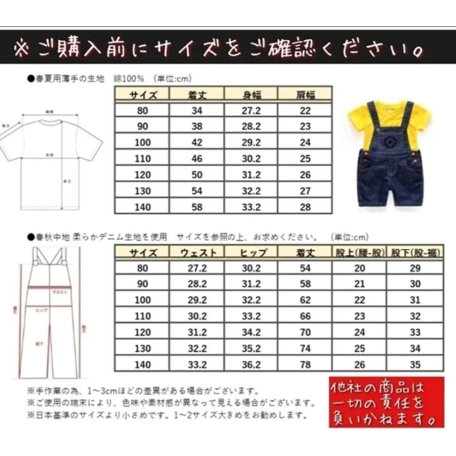 ②オーバーオール（ミニオンコスプレで使用） - 通販 - guianegro.com.br